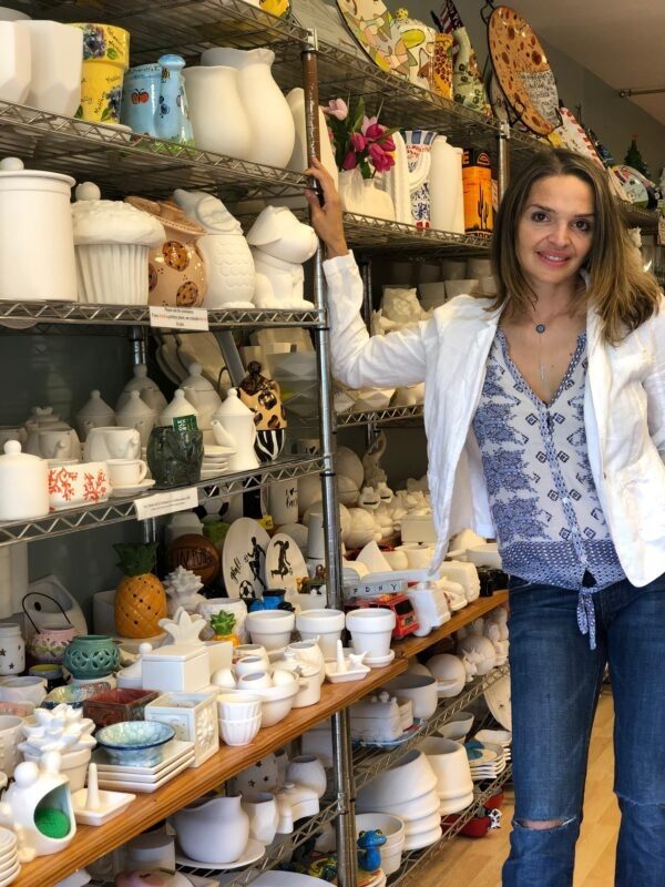 Aggie Shah, founder, in the studio